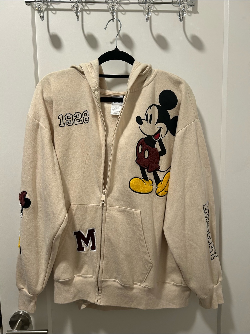 Disney Mickey Mouse Fleece Full Zip Hoodie